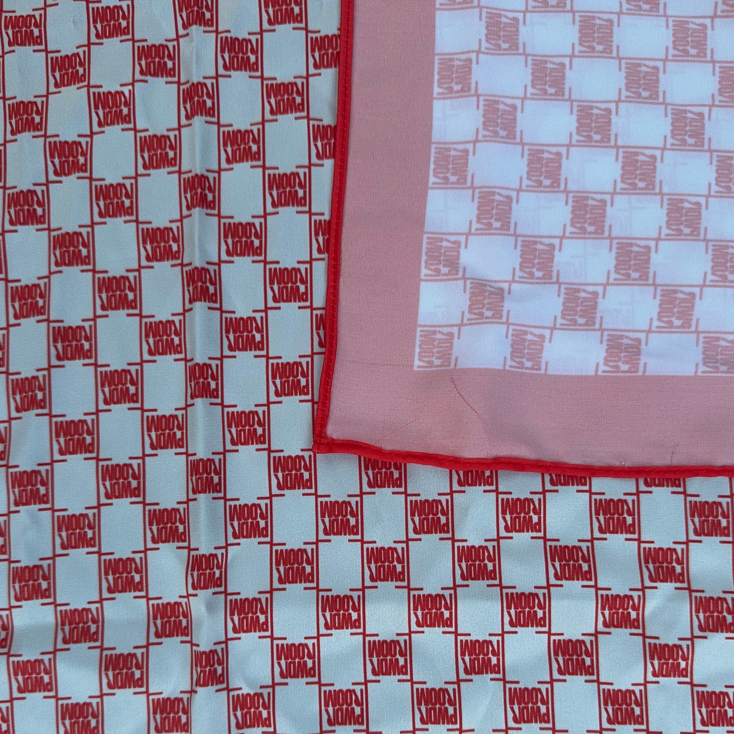 THE STAMP SCARF IN IVORY