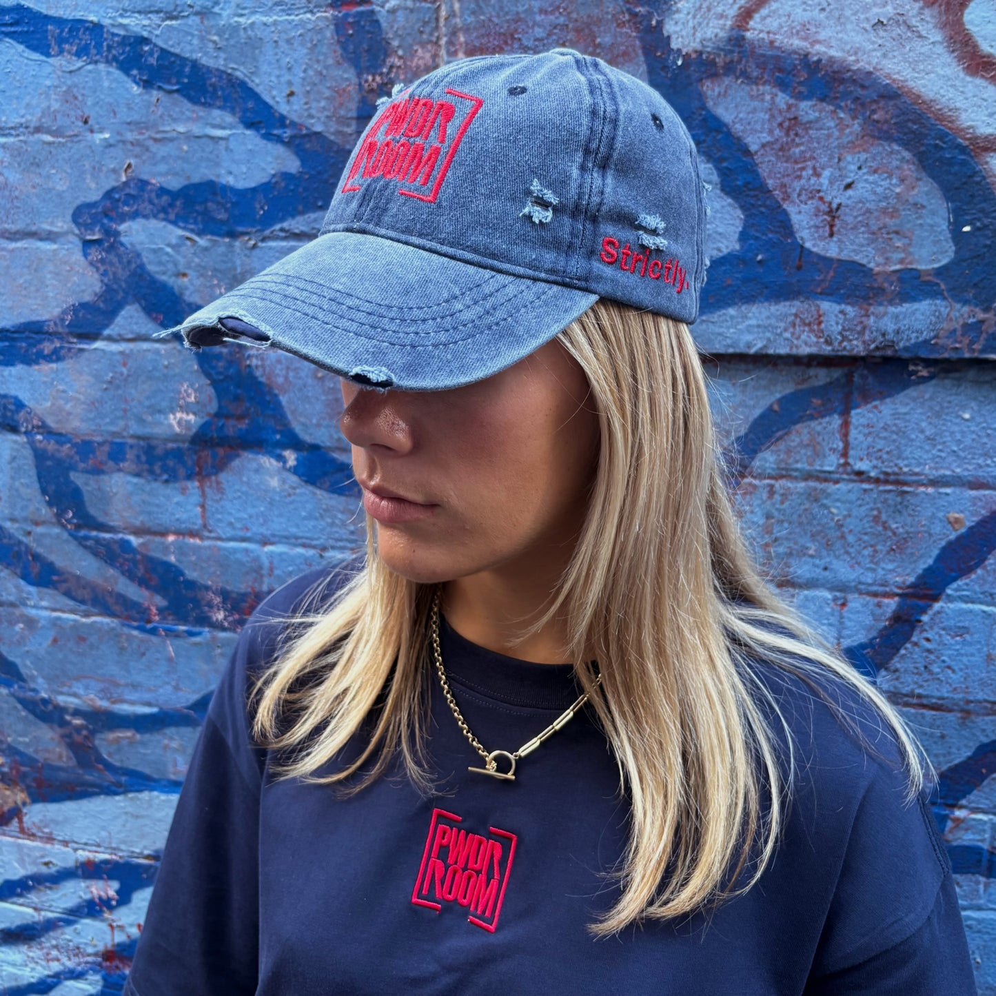 PWDR ROOM X STRICTLY DISTRESSED STAMP CAP