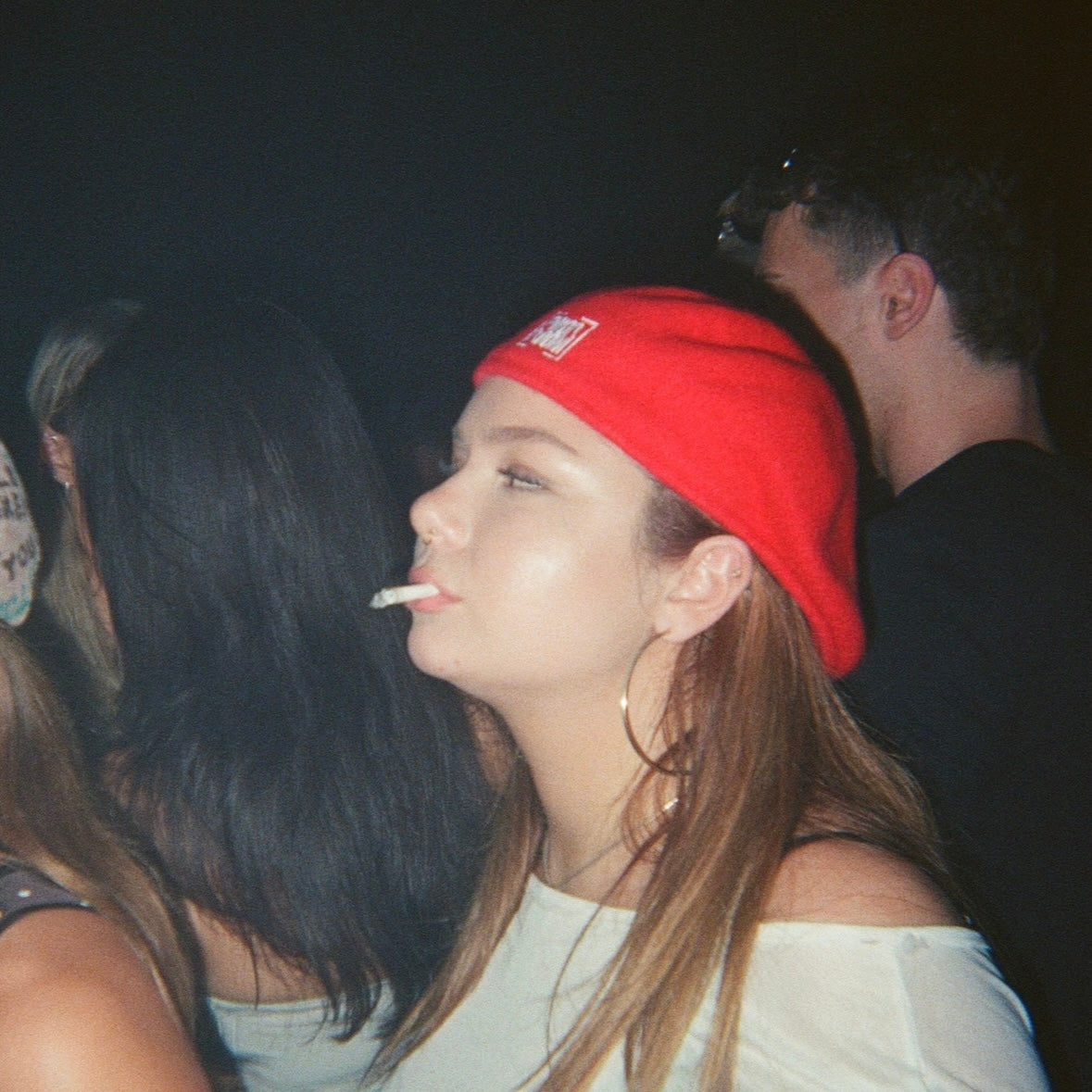 THE STAMP BERET IN RED